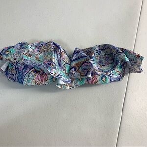 Victoria’s Secret ruffled bandeau swim top size S